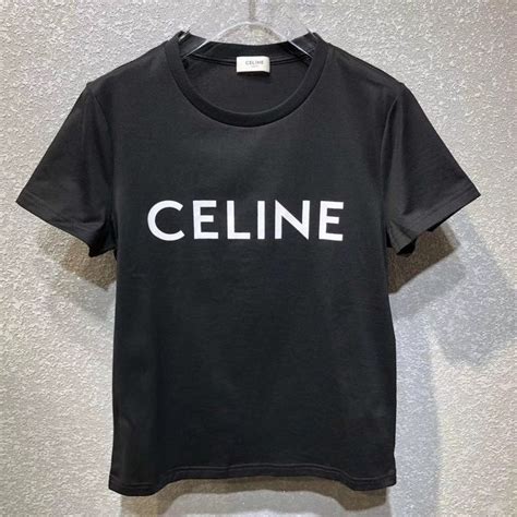 celine short sleeve top|Celine t shirt.